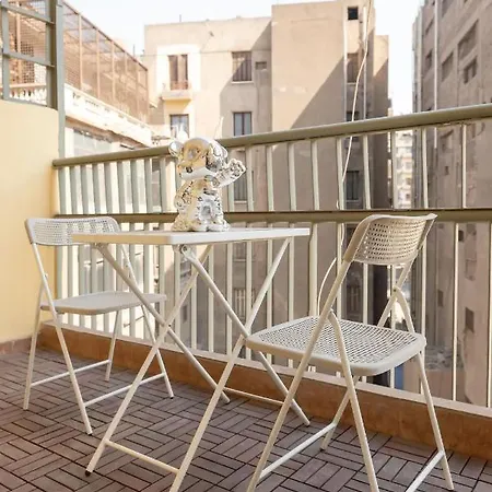 Grey L Studio Apartments Downtown Cairo Ouzonian House Exterior photo