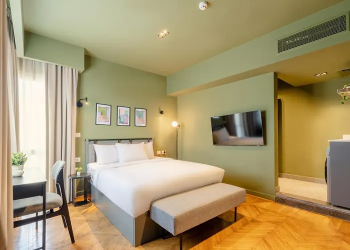 Grey L Studio Apartments Downtown Cairo Ouzonian House